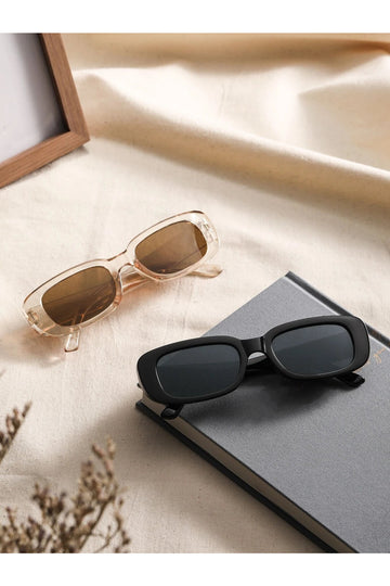 Buy Shein 2pairs Square Frame Fashion Glasses in Pakistan