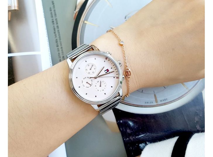 Buy Tommy Hilfiger Quartz Stainless Steel Pink Dial 38mm Watch for Women - 1781904 in Pakistan