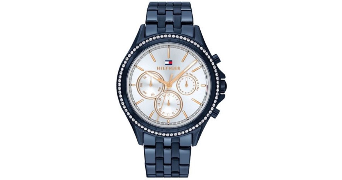 Buy Tommy Hilfiger Quartz Stainless Steel Blue Dial 38mm Watch for Women - 1782003 in Pakistan