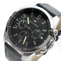 Buy Tommy Hilfiger Quartz Leather Strap Black Dial 46mm Watch for Men - 1791563 in Pakistan