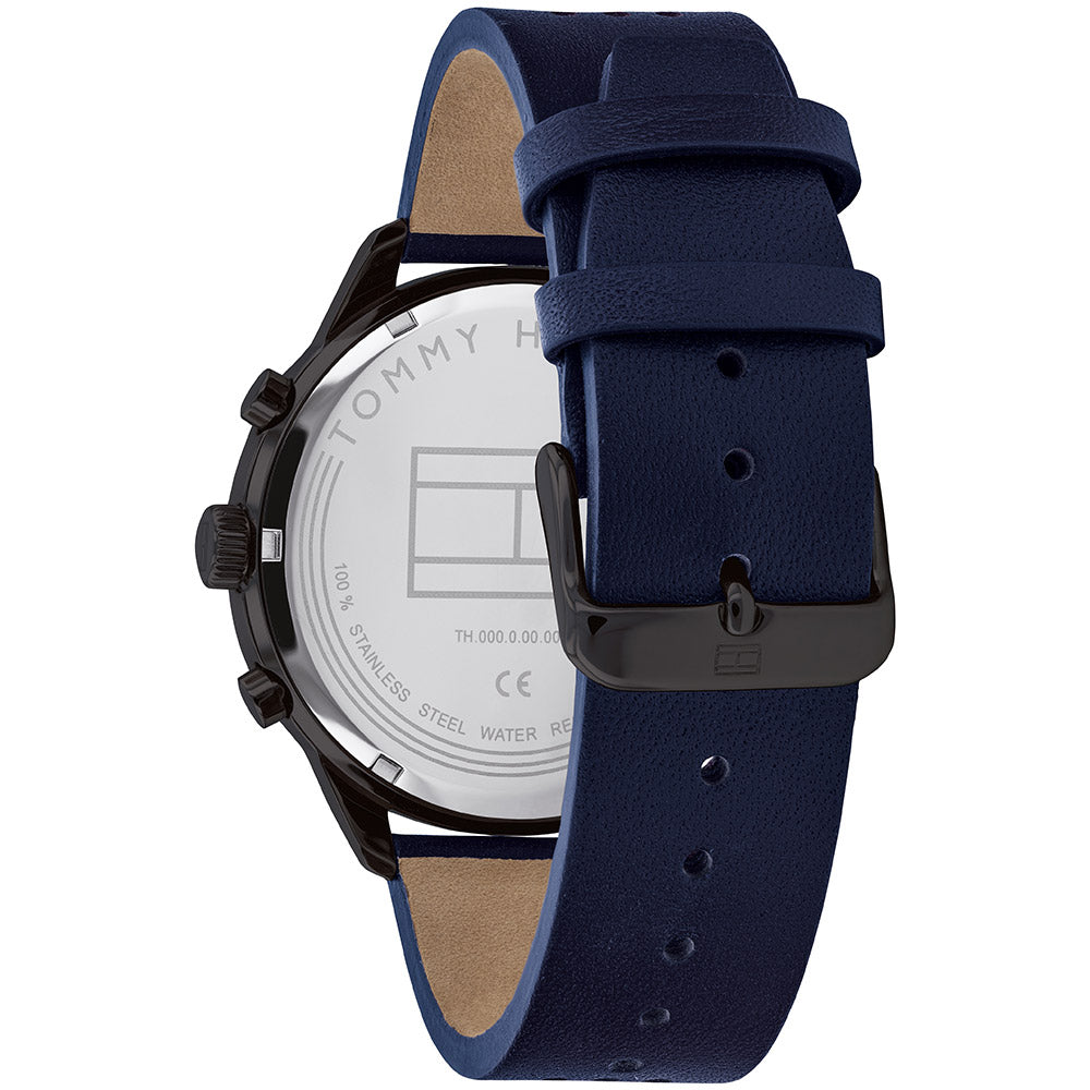 Buy Tommy Hilfiger Quartz Leather Strap Grey Dial 44mm Watch for Men - 1791578 in Pakistan