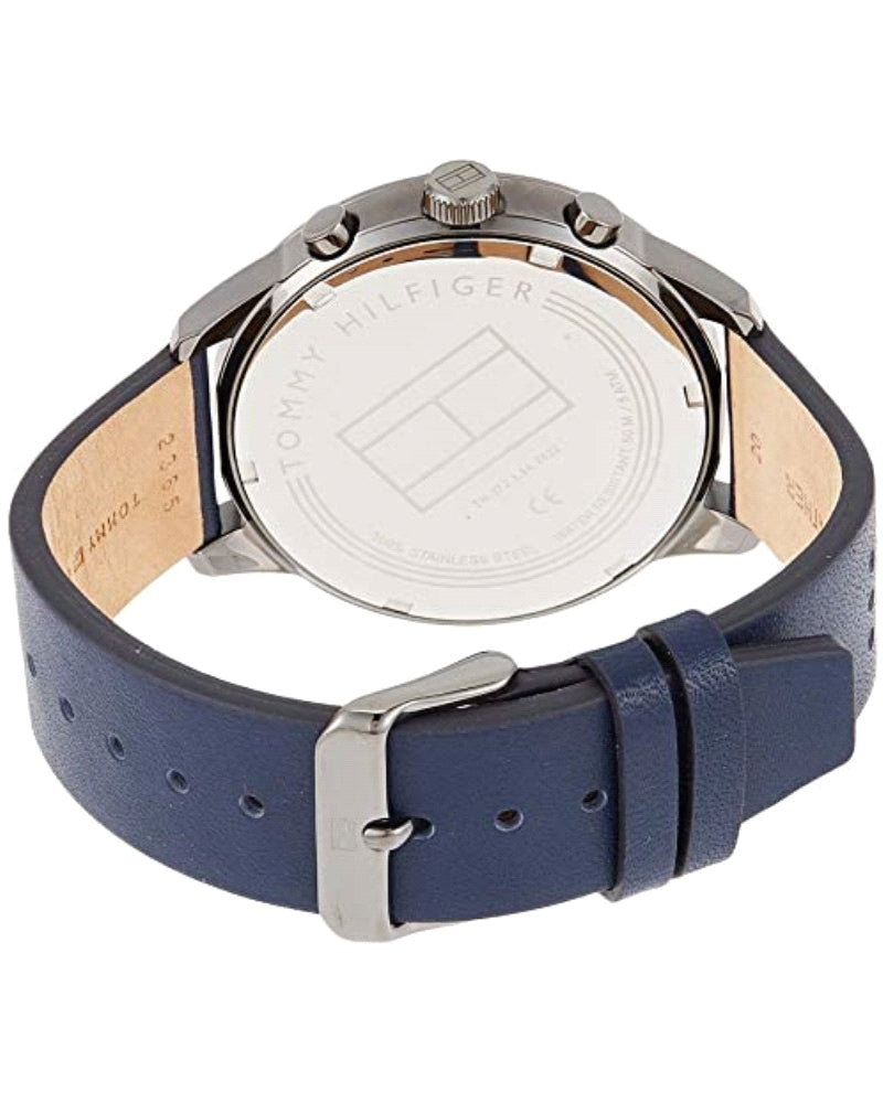 Buy Tommy Hilfiger Quartz Leather Strap Grey Dial 44mm Watch for Men - 1791578 in Pakistan