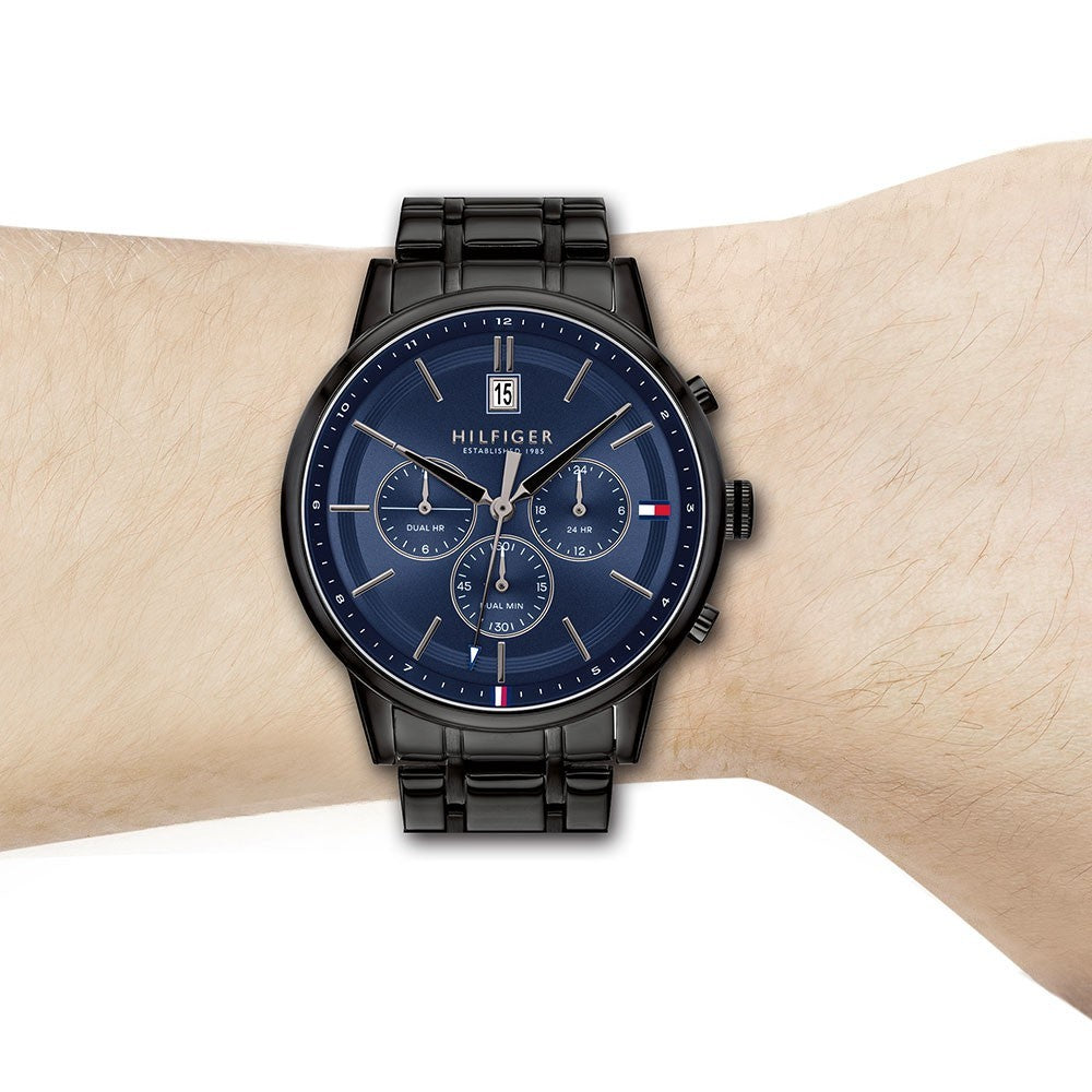 Buy Tommy Hilfiger Quartz Stainless Steel Blue Dial 44mm Watch for Men - 1791633 in Pakistan