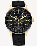 Buy Tommy Hilfiger Quartz Black Silicone Strap Black Dial 44mm Watch for Men - 1791636 in Pakistan