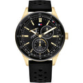 Buy Tommy Hilfiger Quartz Black Silicone Strap Black Dial 44mm Watch for Men - 1791636 in Pakistan