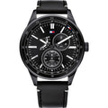 Buy Tommy Hilfiger Quartz Leather Strap Black Dial 44mm Watch for Men - 1791638 in Pakistan