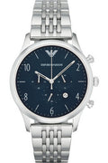 Buy Emporio Armani Men’s Chronograph Quartz Stainless Steel Blue Dial 43mm Watch AR1942 in Pakistan