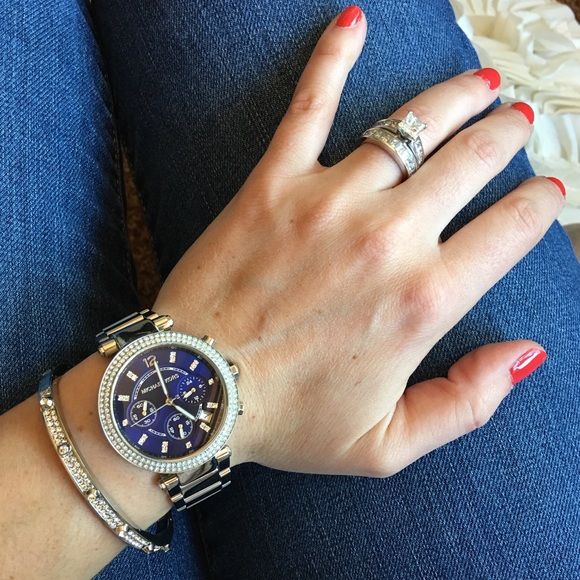 Buy Michael Kors Womens Quartz Stainless Steel Blue Dial 39mm Watch - Mk6117 in Pakistan