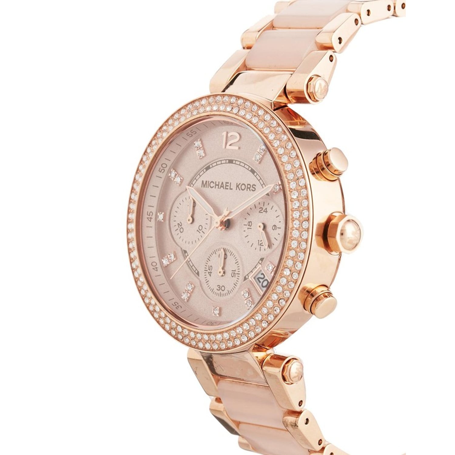 Buy Michael Kors Womens Quartz Parker Stainless Steel Rose Gold Dial 39mm Watch - Mk5896 in Pakistan