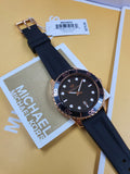 Buy Michael Kors Womens Quartz Runway Silicone Strap Black Dial 40mm Watch - Mk6852 in Pakistan