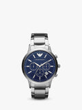 Buy Emporio Armani Men's Chronograph Quartz Stainless Steel Blue Dial 41mm Watch AR2448 in Pakistan