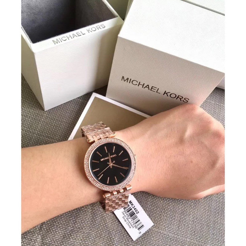 Buy Michael Kors Women’s Quartz Stainless Steel Black Dial 38mm Watch - MK3402 in Pakistan