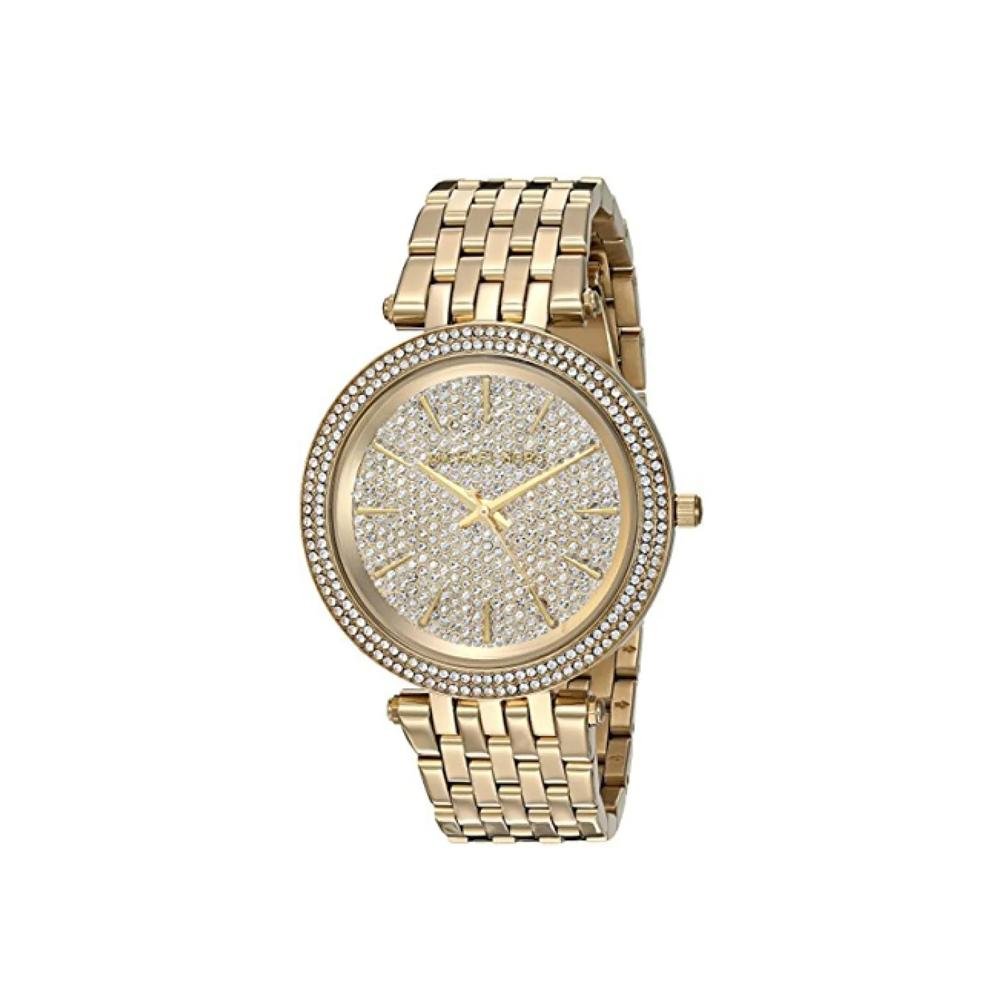 Buy Michael Kors Womens Quartz Darci Stainless Steel Gold Dial 39mm Watch - Mk3438 in Pakistan