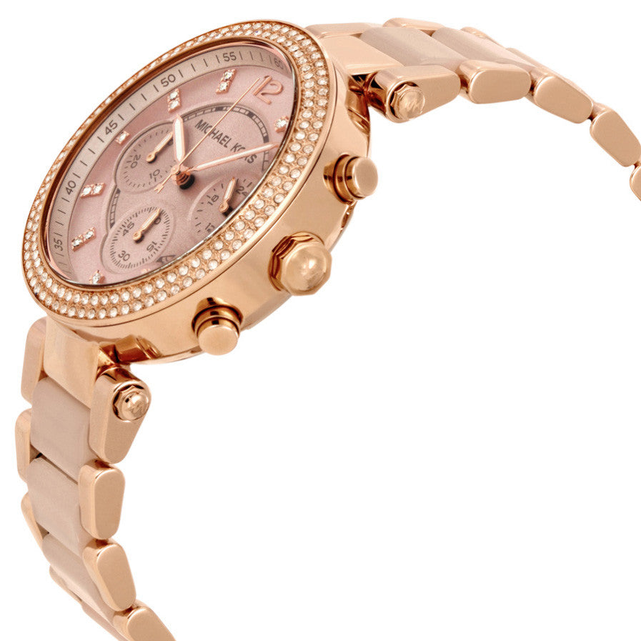 Buy Michael Kors Womens Quartz Parker Stainless Steel Rose Gold Dial 39mm Watch - Mk5896 in Pakistan