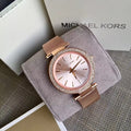 Buy Michael Kors Rose Gold Dial Rose Gold Stainless Steel Strap Ladies Watch - MK3369 in Pakistan