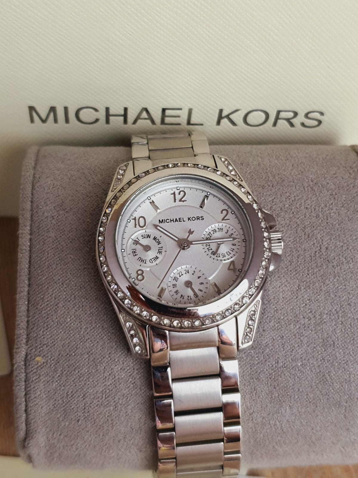 Buy Michael Kors Womens Analog Blair Silver Stainless Steel Silver Dial 33mm Watch - Mk5612 in Pakistan