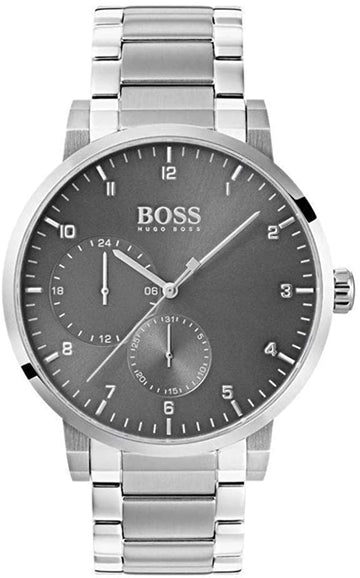 Buy Hugo Boss Mens Analog Oxygen Silver Stainless Steel Grey Dial 42mm Watch - 1513596 in Pakistan