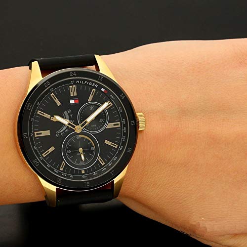Buy Tommy Hilfiger Quartz Black Silicone Strap Black Dial 44mm Watch for Men - 1791636 in Pakistan