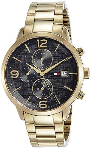 Buy Tommy Hilfiger Quartz Stainless Steel Black Dial 48mm Watch for Men - 1710362 in Pakistan