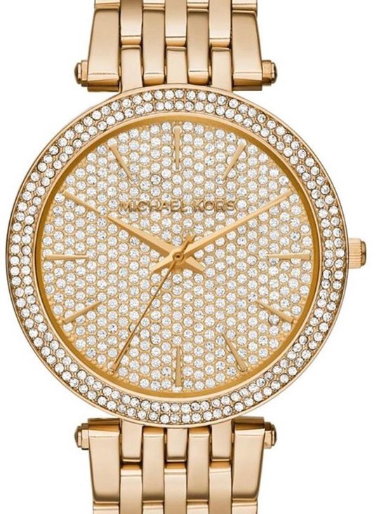 Buy Michael Kors Womens Quartz Darci Stainless Steel Gold Dial 39mm Watch - Mk3438 in Pakistan