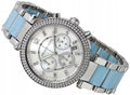 Buy Michael Kors Parker Mother of Pearl Dial Light Blue Strap Ladies Watch - MK6138 in Pakistan