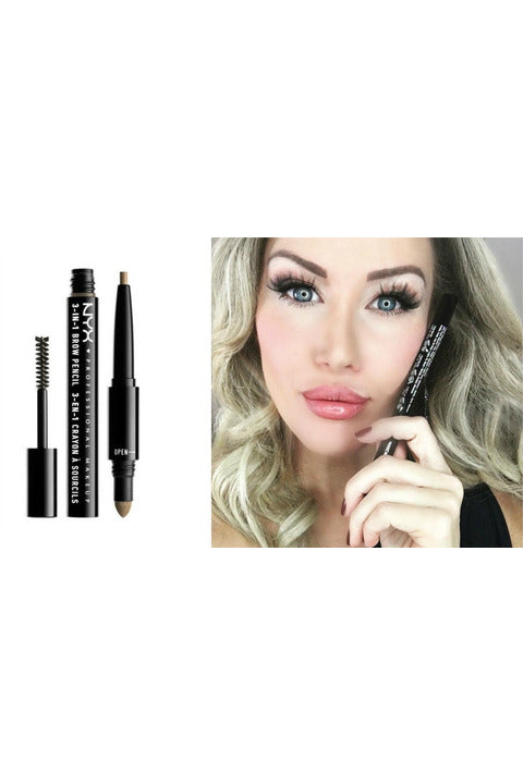Buy NYX 3 Dimensional Brow Sourcil 3D Pencil  - Soft Brown in Pakistan