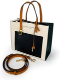 Buy Marc Jacobs Mini Grind Color Block Leather Tote SandShell Bag Small in Pakistan