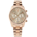 Buy Michael Kors Womens Quartz Lexington Rose Gold Stainless Steel Grey Dial 38mm Watch - Mk7217 in Pakistan