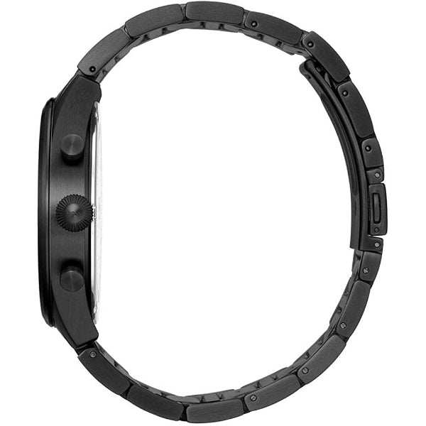 Buy Hugo Boss Mens Chronograph Quartz Stainless Steel Black Dial 44mm Watch - 1513714 in Pakistan