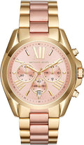 Buy Michael Kors Women's Bradshaw Pink Dial Two Tone Stainless Steel Watch - Mk6359 in Pakistan