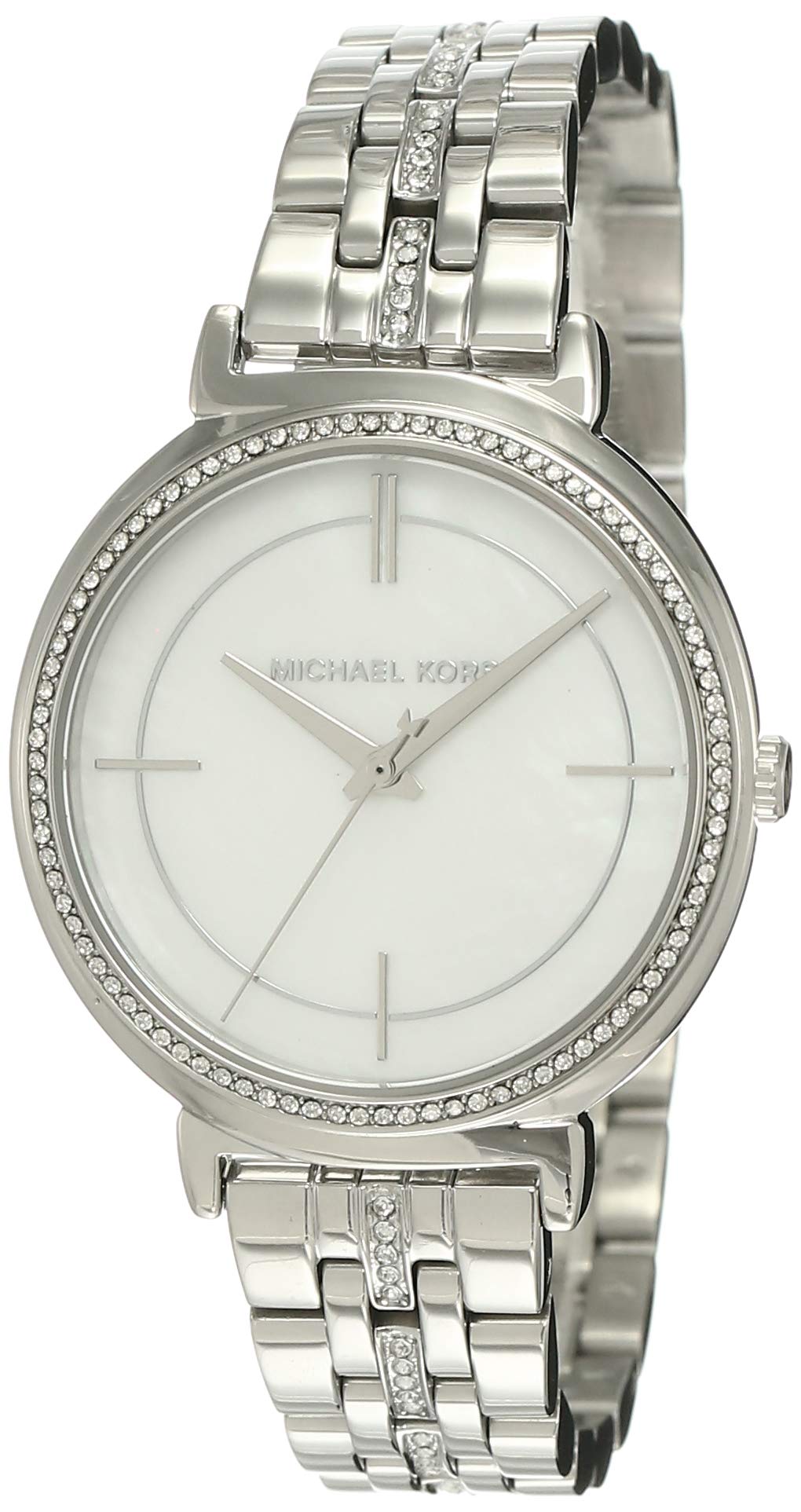 Buy Michael Kors Quartz Stainless Steel Mother Of Pearl Dial 33mm Watch for Women - Mk3641 in Pakistan