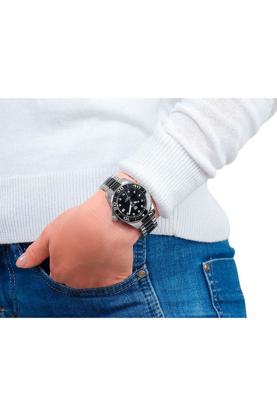 Buy Tag Heuer Aquaracer Quartz Black Dial Two Tone Steel Strap Watch for Women - WAY131C.BA0913 in Pakistan