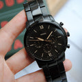 Buy Men's Chronograph Quartz Neutra Black Stainless Steel Black Dial 44Mm Watch in Pakistan