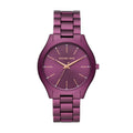 Buy Michael Kors Womens Quartz Runway Stainless Steel Purple Dial 42mm Watch - Mk4507 in Pakistan