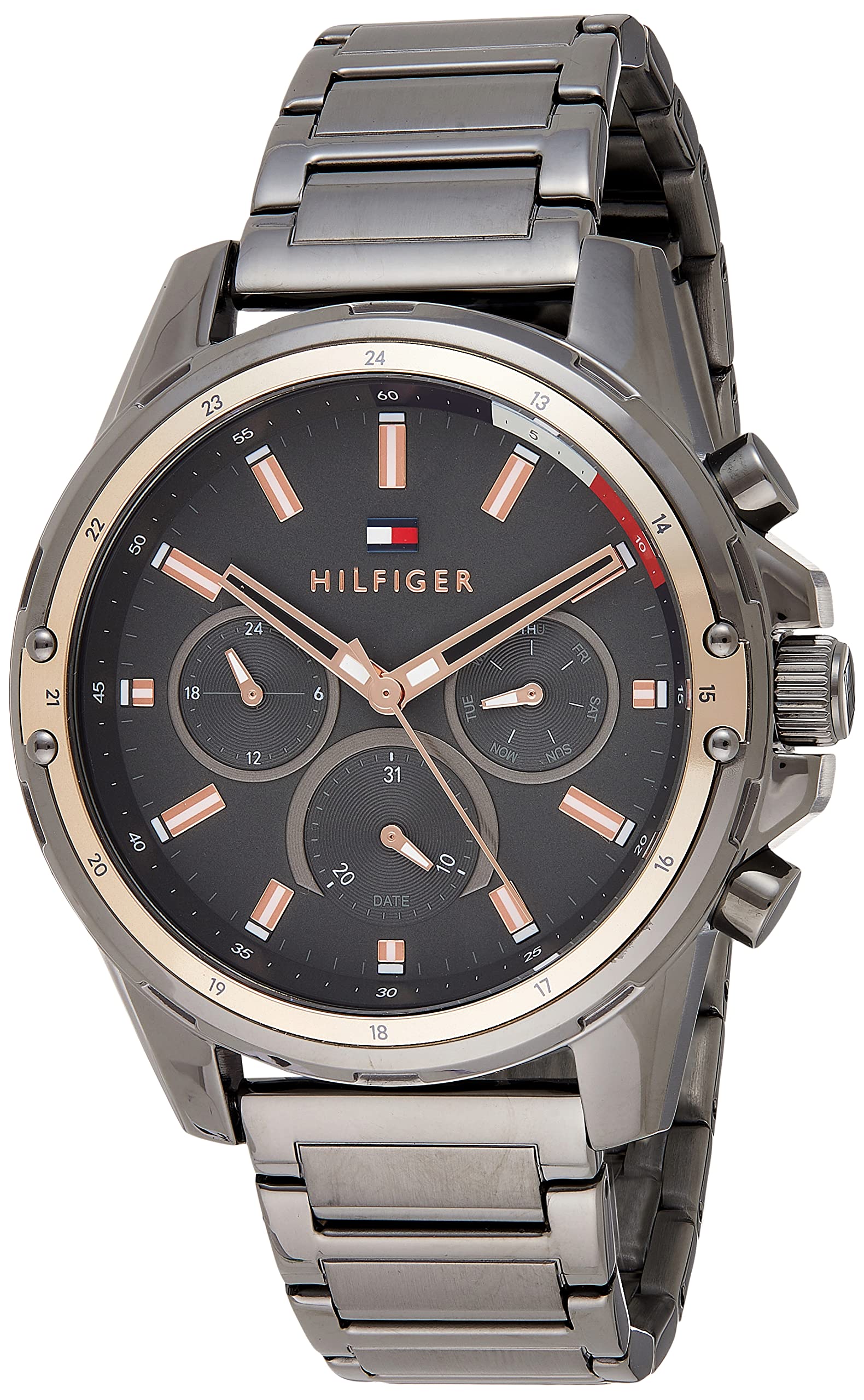 Buy Tommy Hilfiger Quartz Stainless Steel Grey Dial 45mm Watch for Men - 1791790 in Pakistan