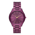 Buy Michael Kors Womens Quartz Runway Stainless Steel Purple Dial 42mm Watch - Mk4507 in Pakistan