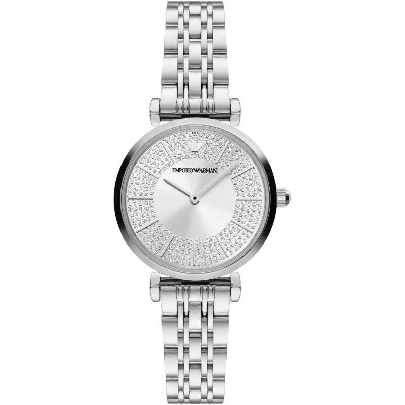 Buy Emporio Armani Womens Quartz Silver Stainless Steel Silver Dial 32mm Watch - Ar11445 in Pakistan