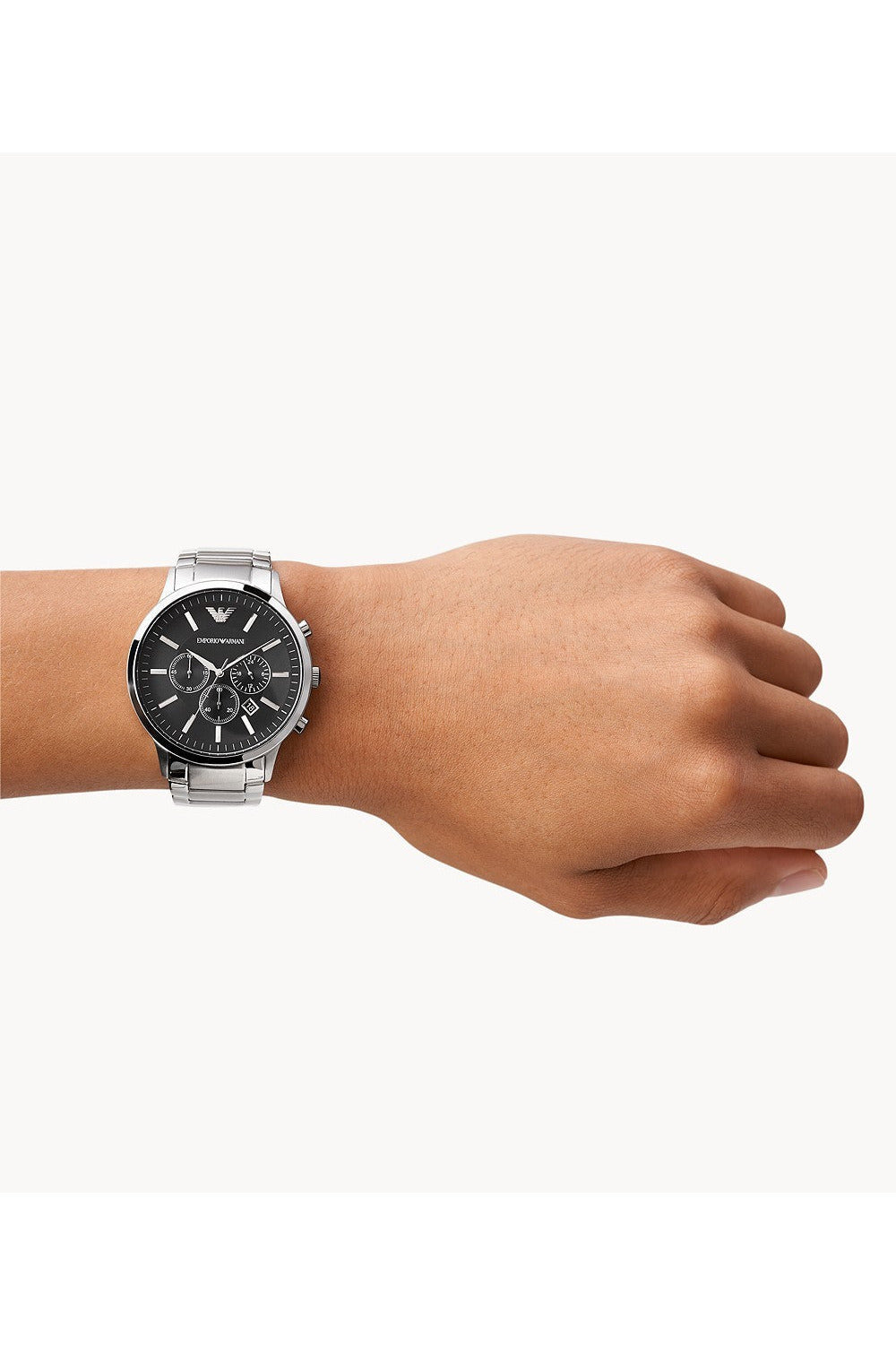 Buy Emporio Armani Men’s Quartz Stainless Steel Black Dial 46mm Watch AR2460 in Pakistan