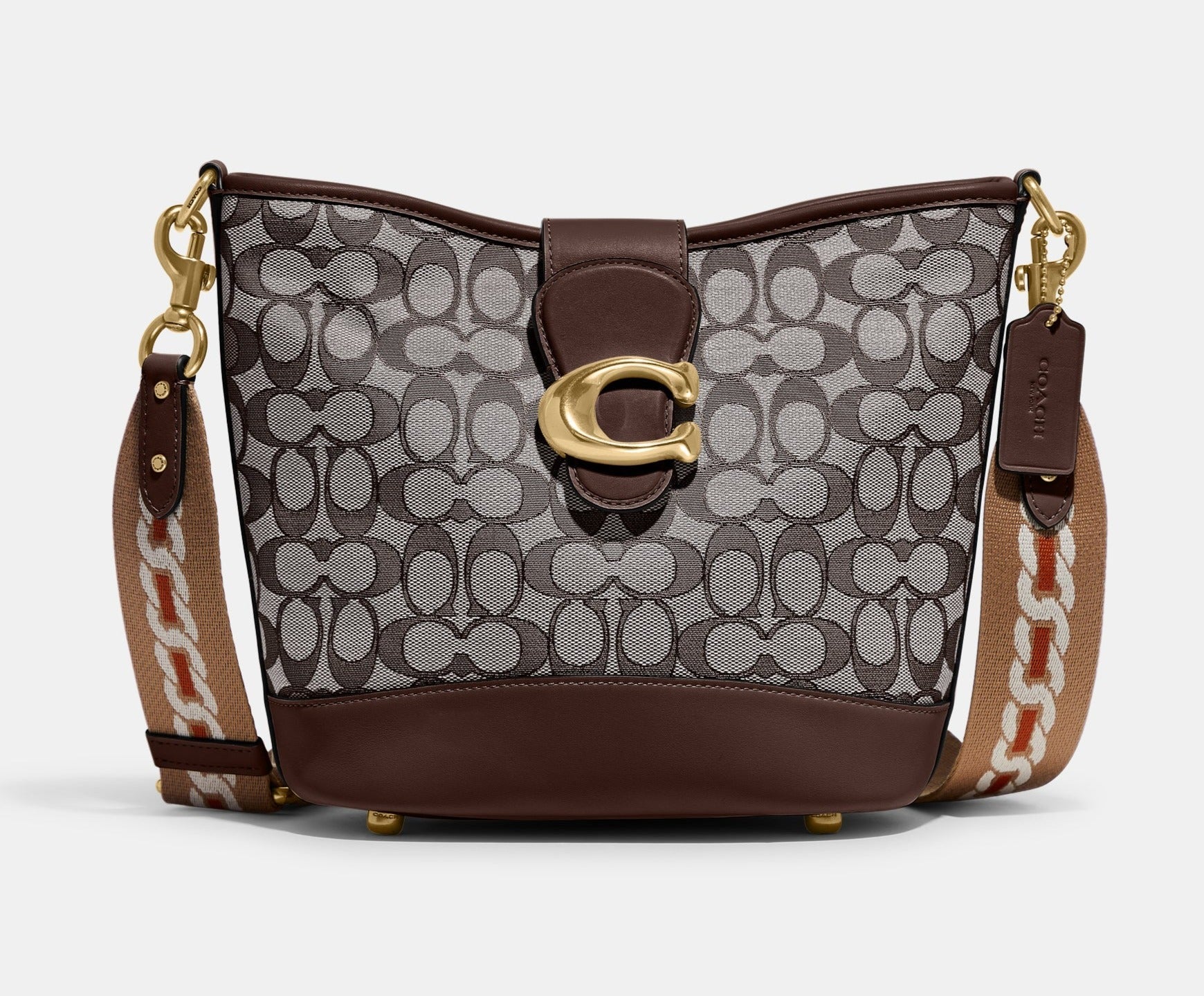 Buy Coach Talli Bucket Bag Medium - Oak Maple in Pakistan