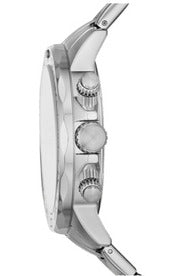 Buy Fossil Men's Quartz Silver Stainless Steel Blue Dial 45mm Watch BQ2503 in Pakistan