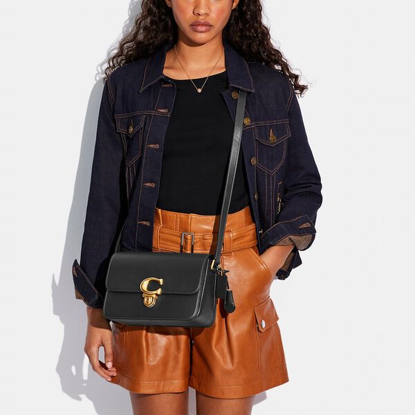 Buy Coach Studio Shoulder Bag Medium - Black in Pakistan