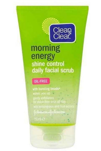 Buy Clean & Clear Daily Facial Scrub Morning Energy Shine Control - 150ml in Pakistan