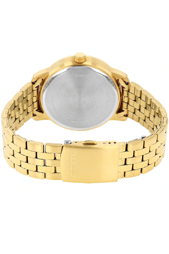 Buy Citizen Men's Quartz Gold Stainless Steel Black Dial 41mm Watch DZ0052-51E in Pakistan