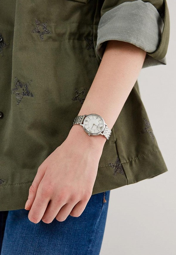 Buy Emporio Armani Women's Two-hand Mother of Pearl Dial Steel Watch - Ar2507 in Pakistan