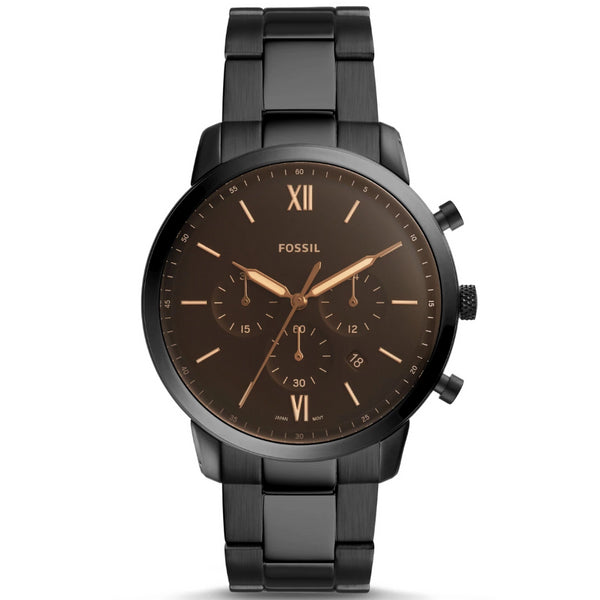 Buy Men's Chronograph Quartz Neutra Black Stainless Steel Black Dial 44Mm Watch in Pakistan
