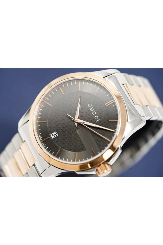 Buy Gucci Unisex Swiss Made Quartz Stainless Steel Grey Dial 38mm Watch YA126446 in Pakistan