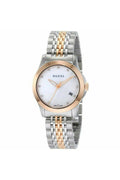 Buy Gucci Women's Swiss Made Quartz Stainless Steel Mother of Pearl Dial 27mm Watch YA126514 in Pakistan