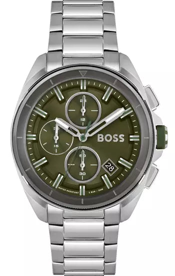 Buy Hugo Boss Volane Chronograph Watch with Green Dial Mens Watch - 1513951 in Pakistan