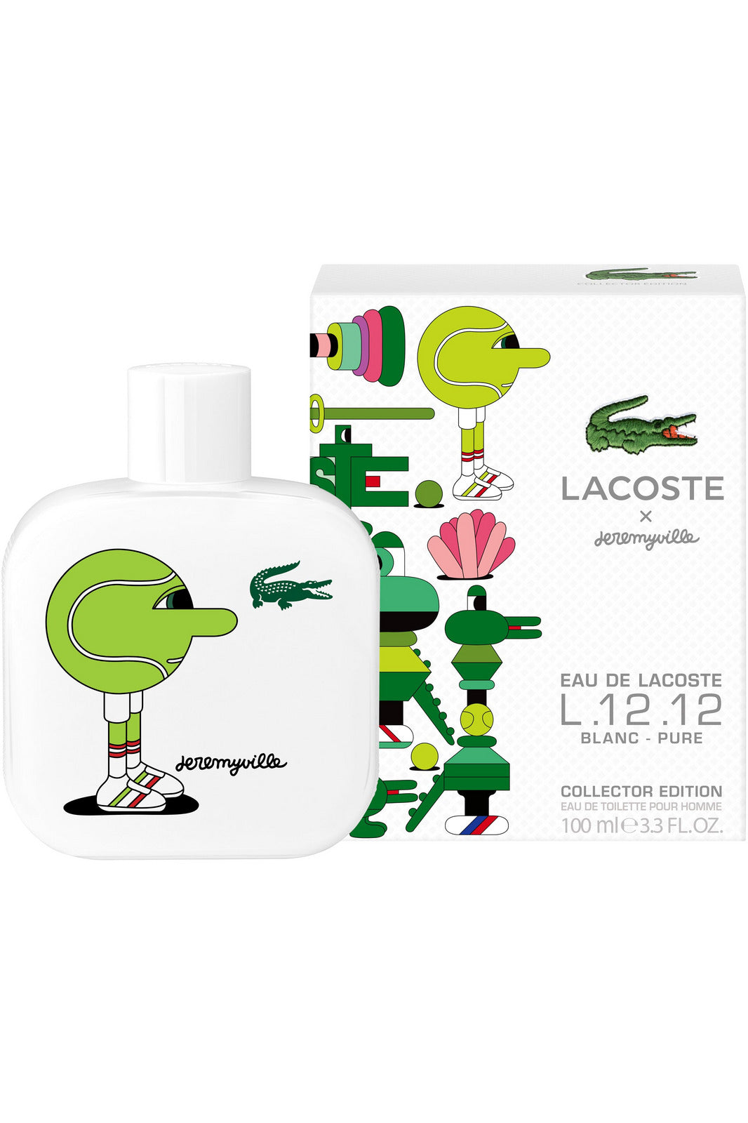 Buy Lacoste x Jeremyville Blanc Pure Collector Edition for Men - 100ml in Pakistan