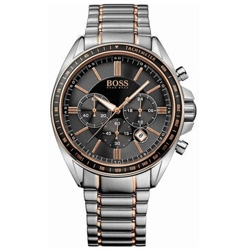 Buy Hugo Boss Mens Chronograph Quartz Stainless Steel Black Dial 47mm Watch - 1513094 in Pakistan
